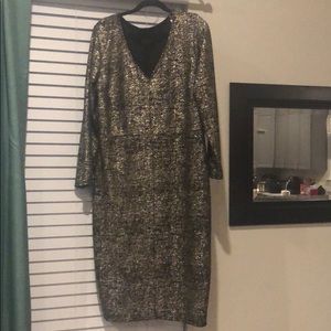 Fashion to Figure Sparkly Knee Length Dress.